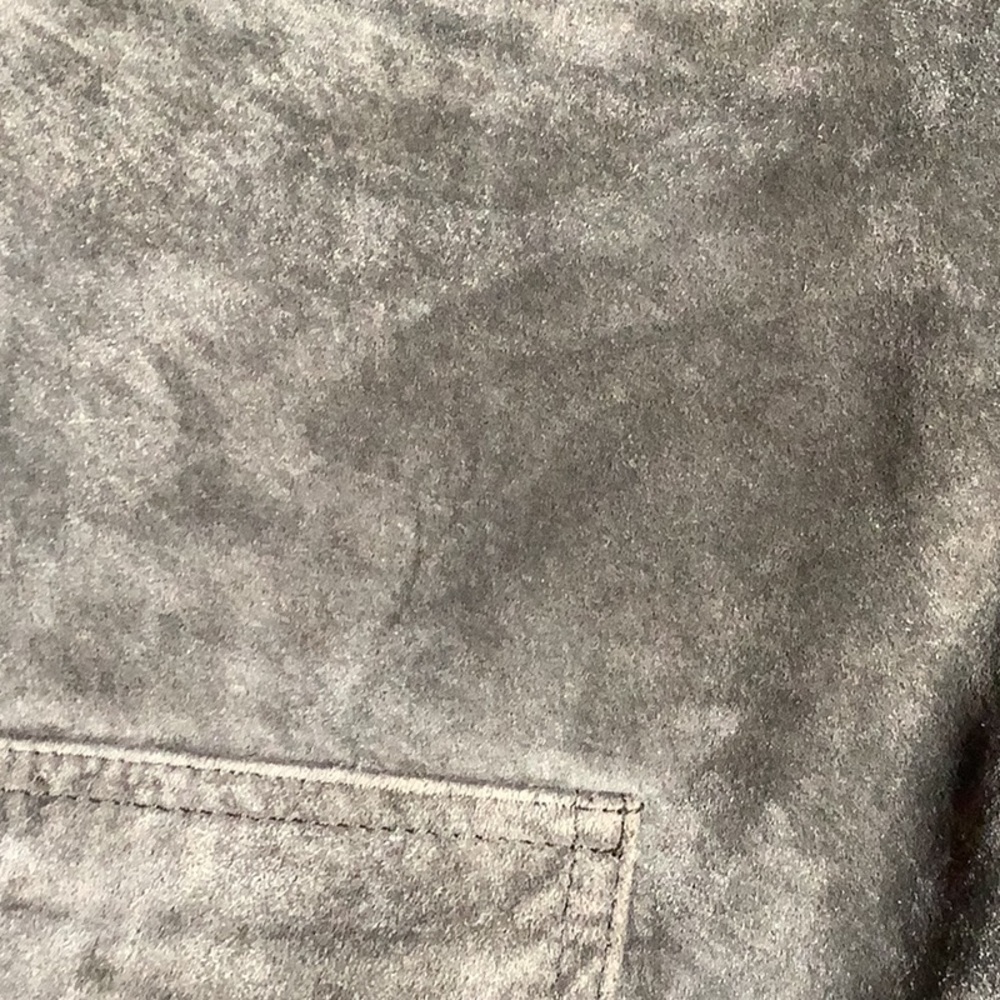 Suede olive green Sienastudio cargo pants.  Sz 6 - Picture 9 of 14